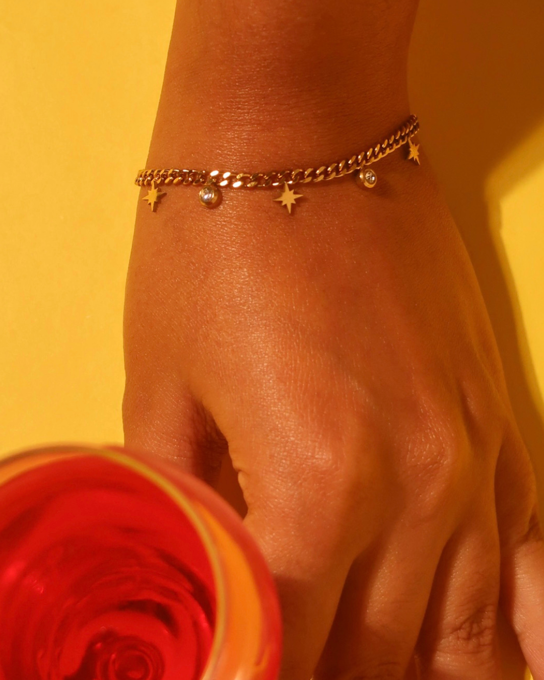 Aero Charm Chain Bracelet