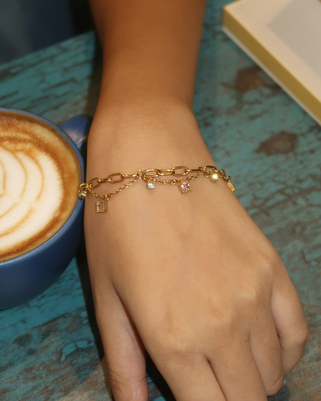 Blush Charm Bracelet