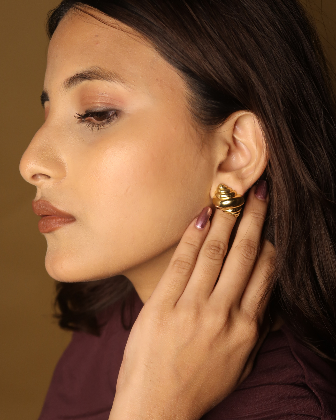 Crossiant Earrings