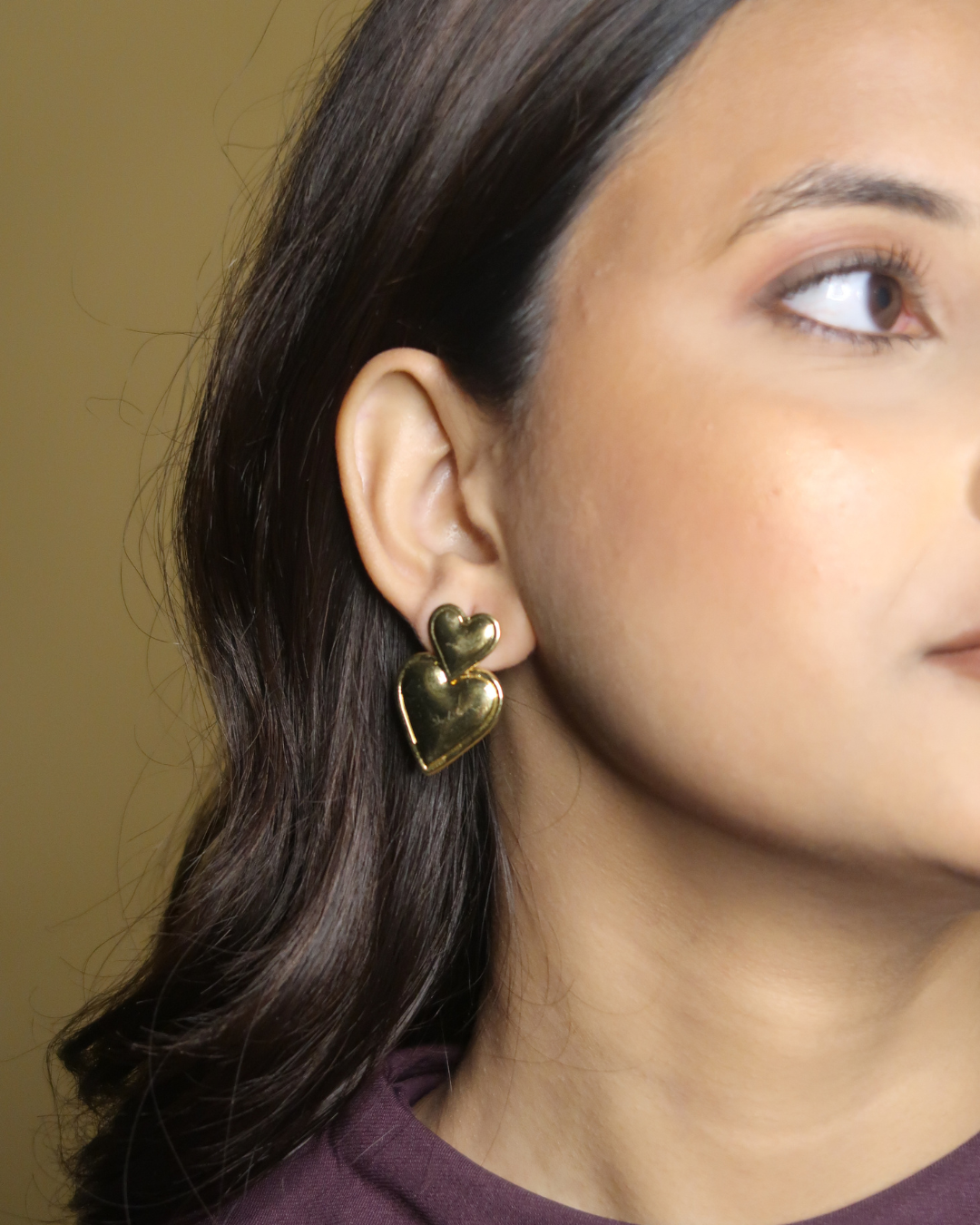 Double Heart Earrings