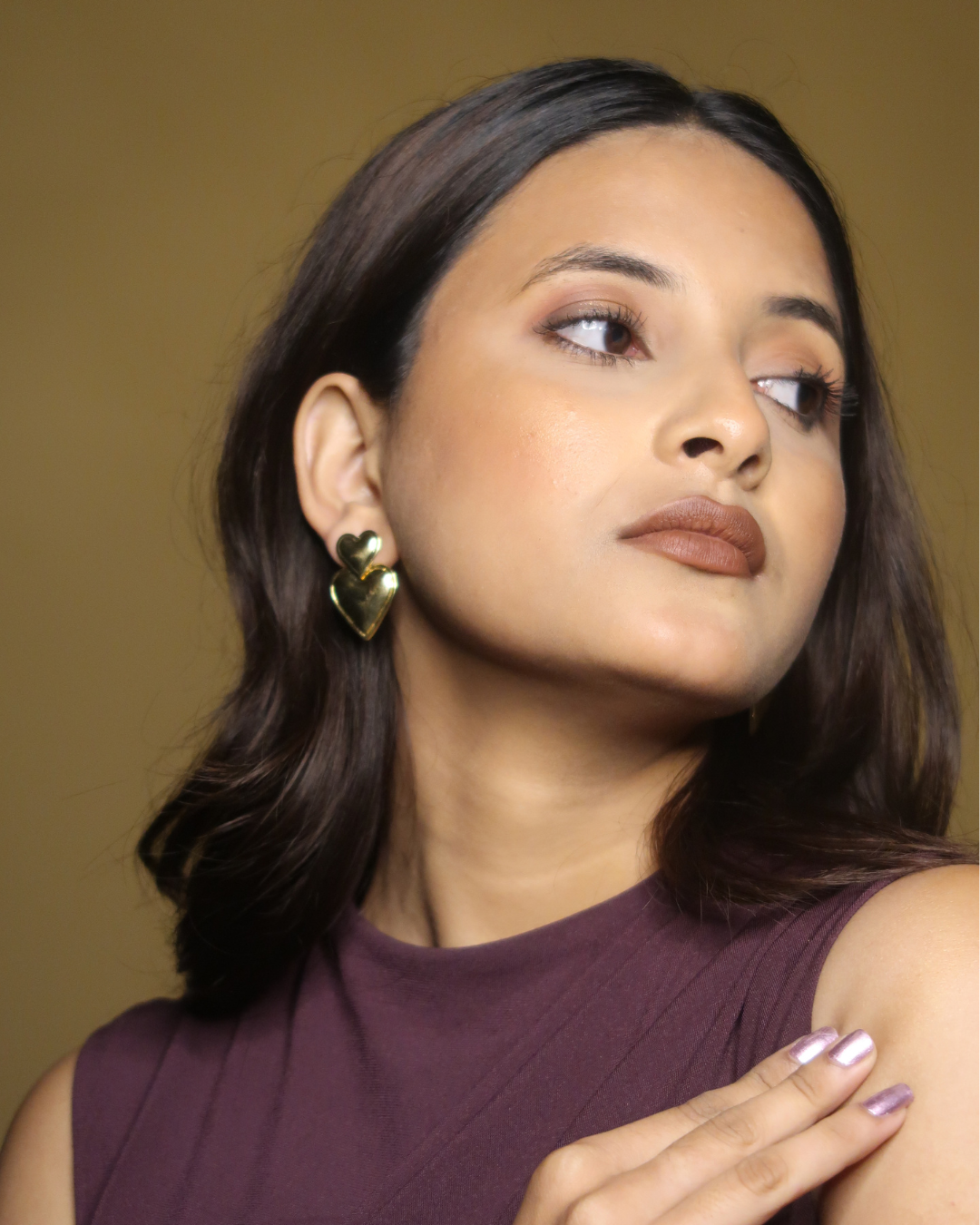 Double Heart Earrings