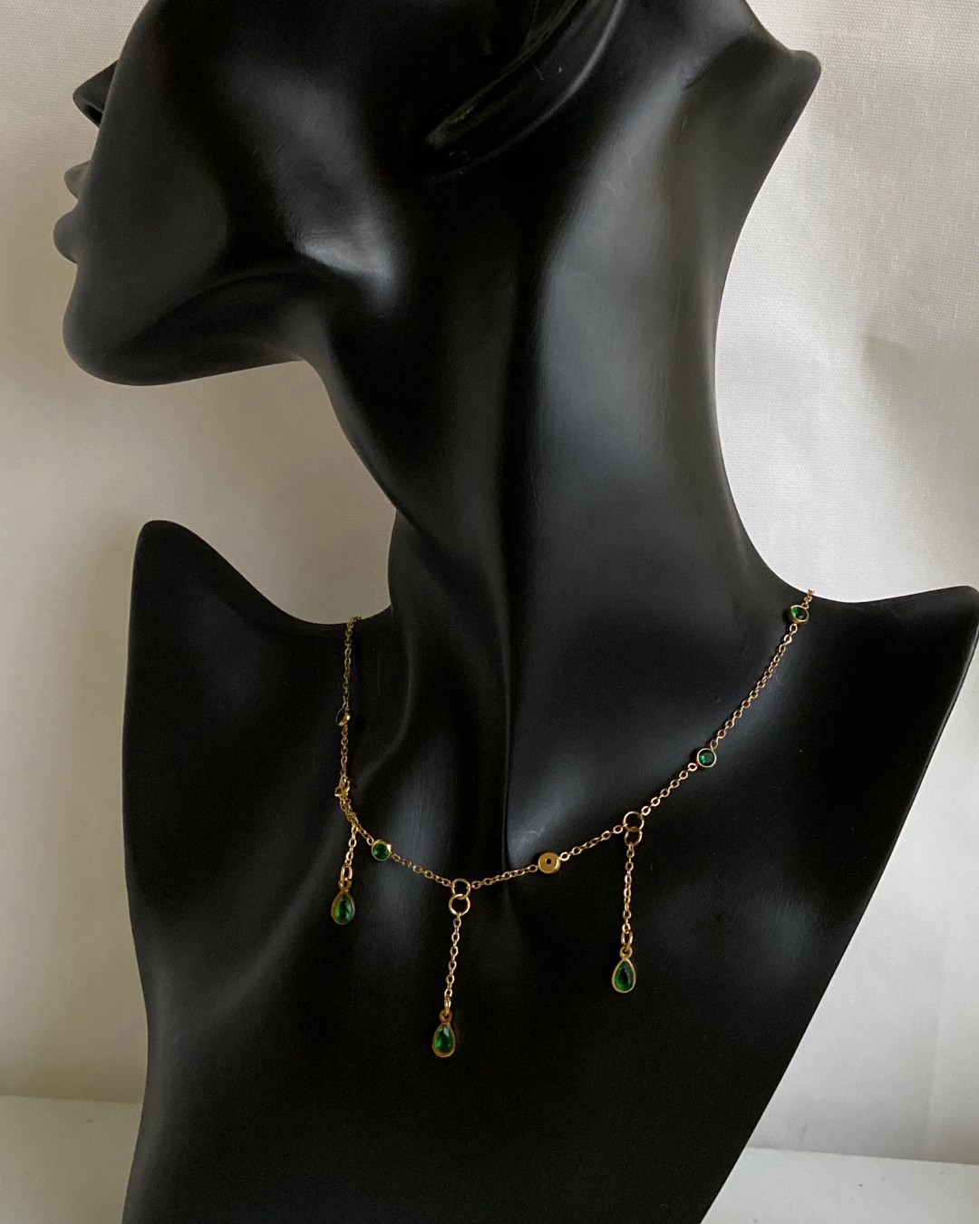 Emerald Drop Necklace