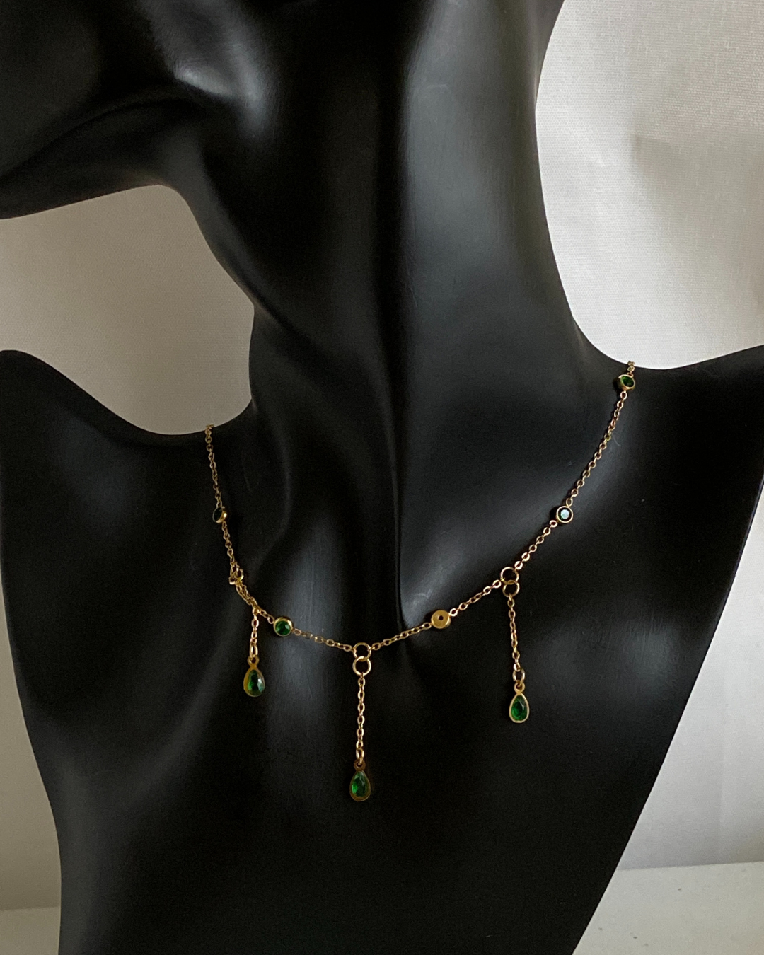 Emerald Drop Necklace