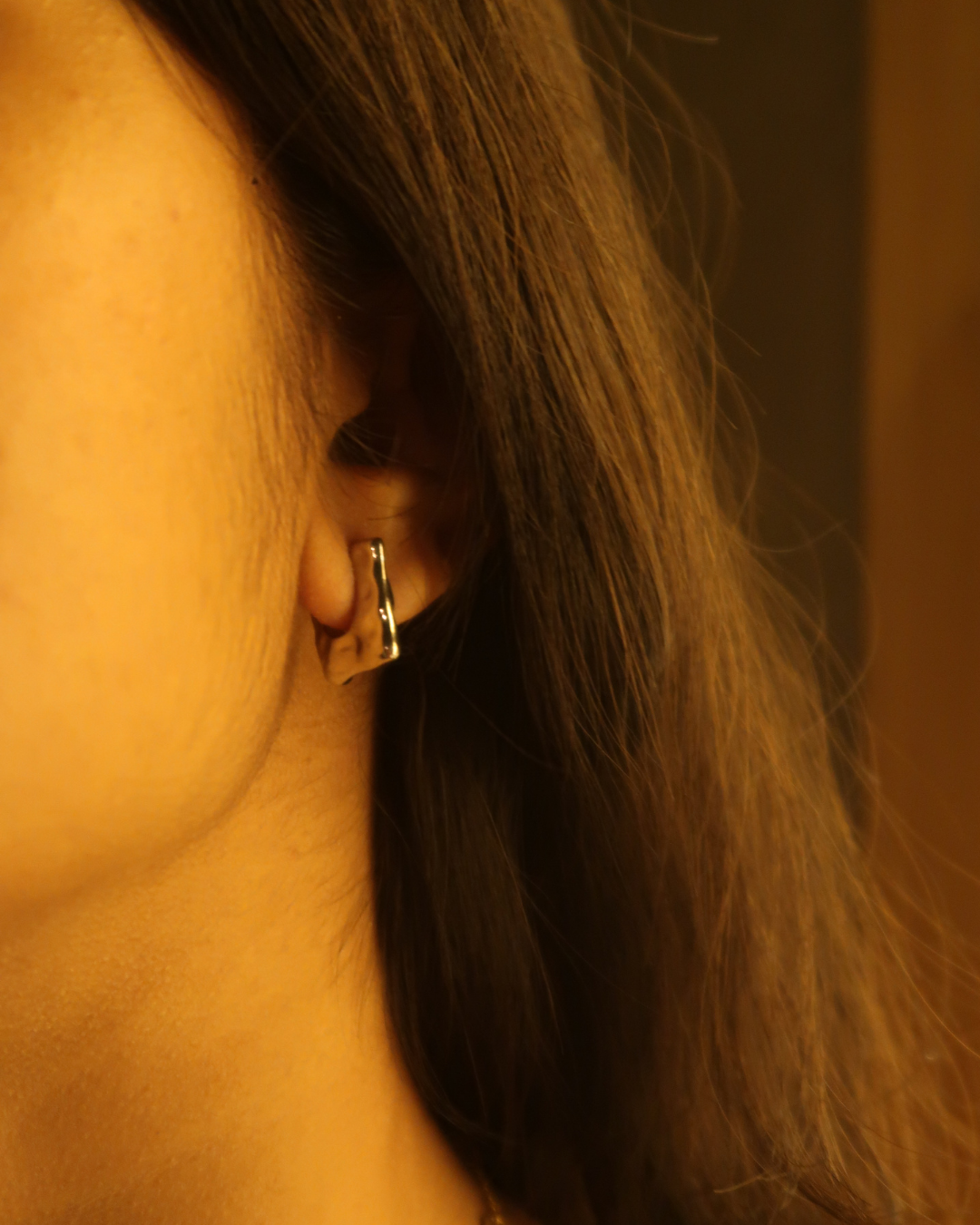 Maya Mini Silver Hoops