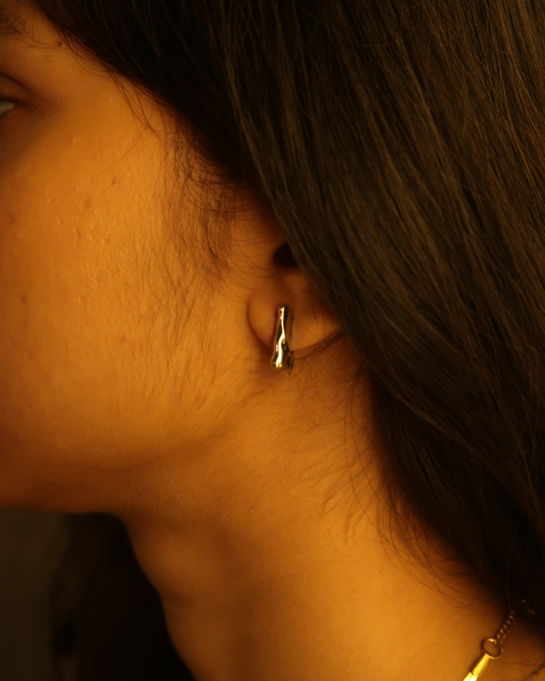 Maya Mini Silver Hoops