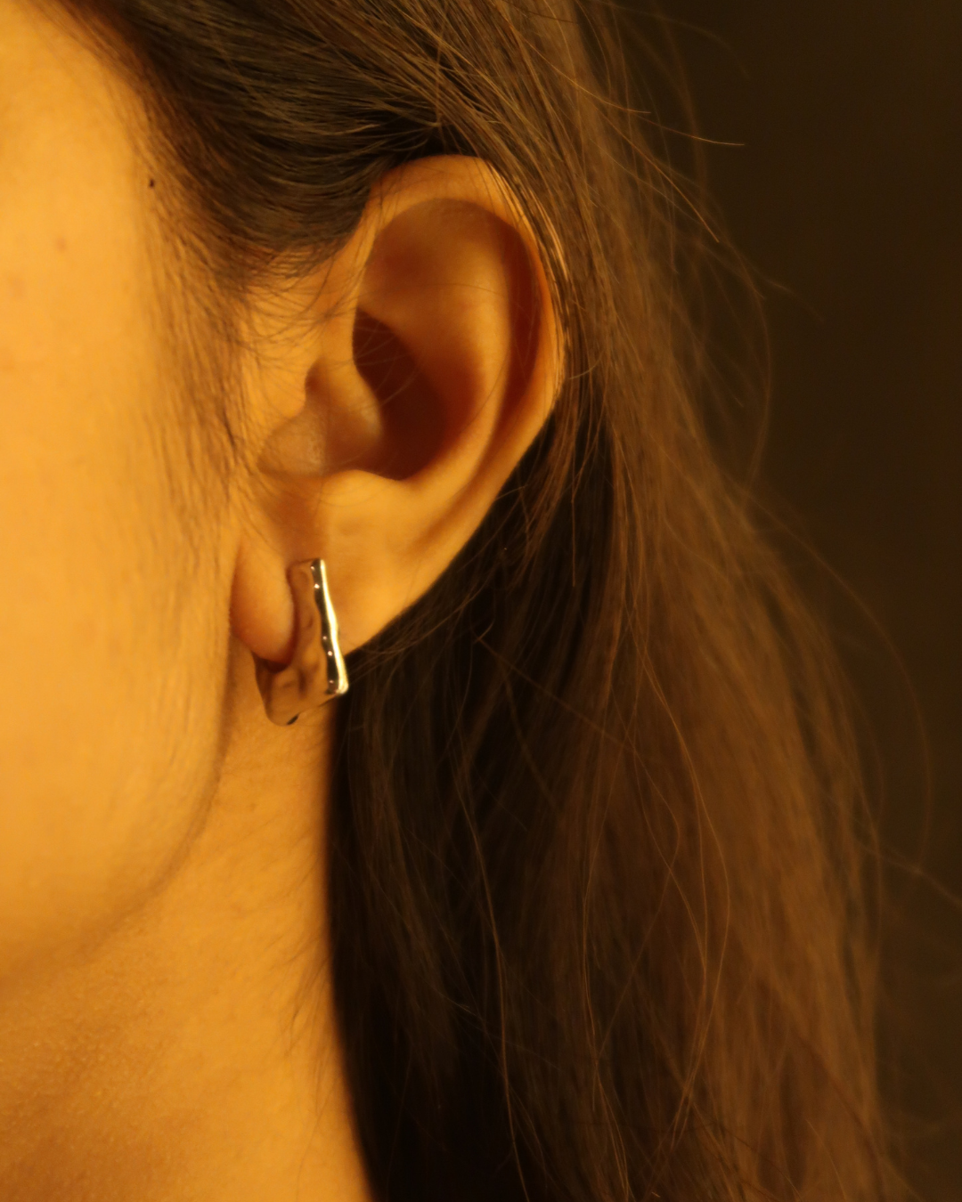 Maya Mini Silver Hoops