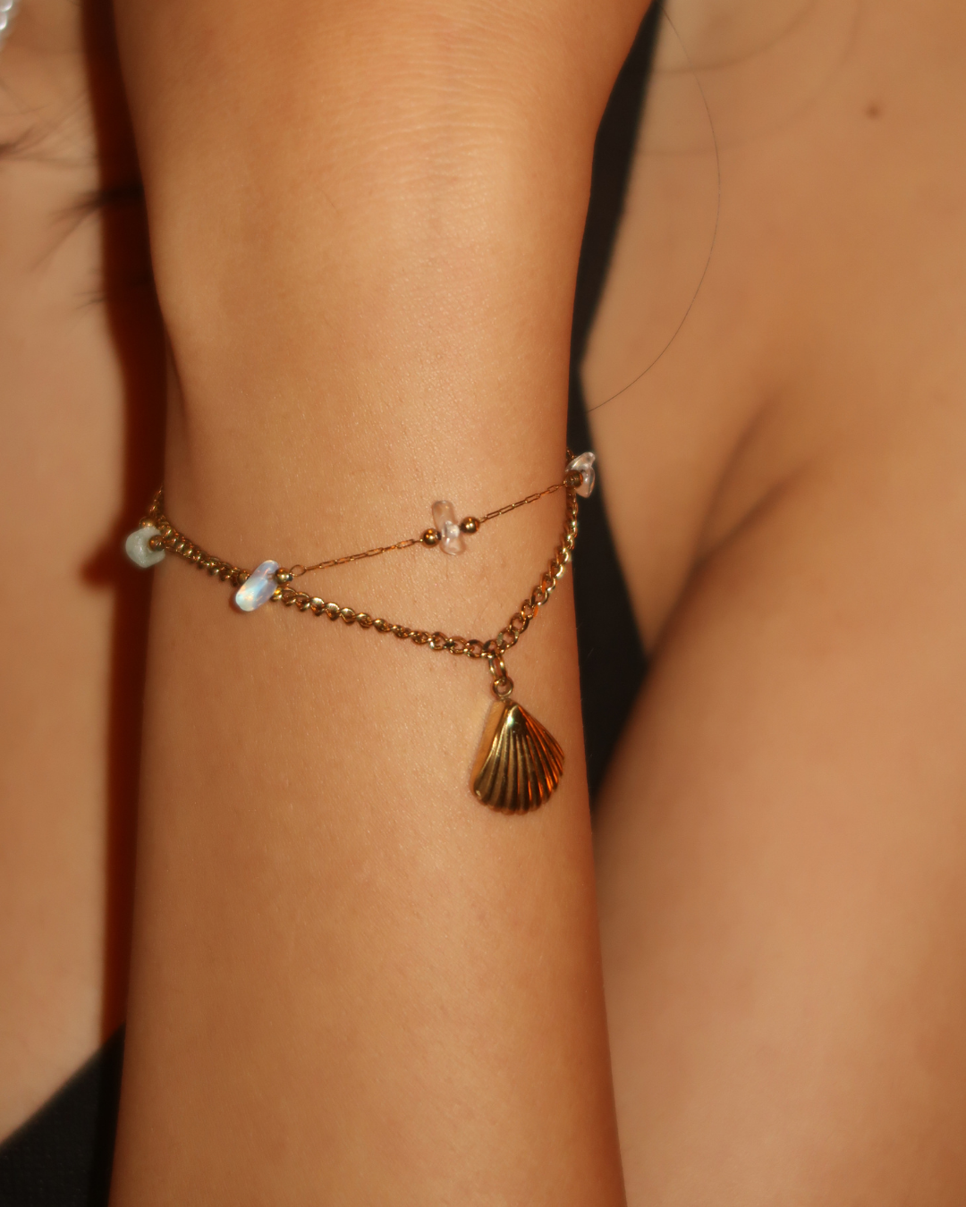 Sea Mist Double Chain Bracelet