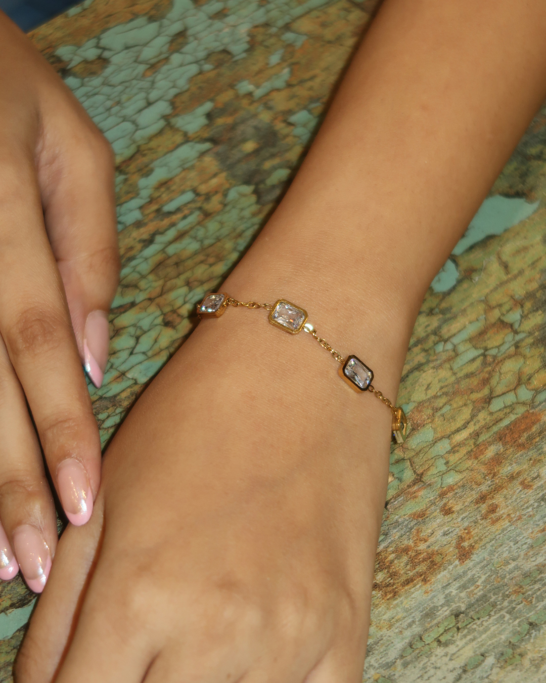 Raga Baguette Stone Bracelet