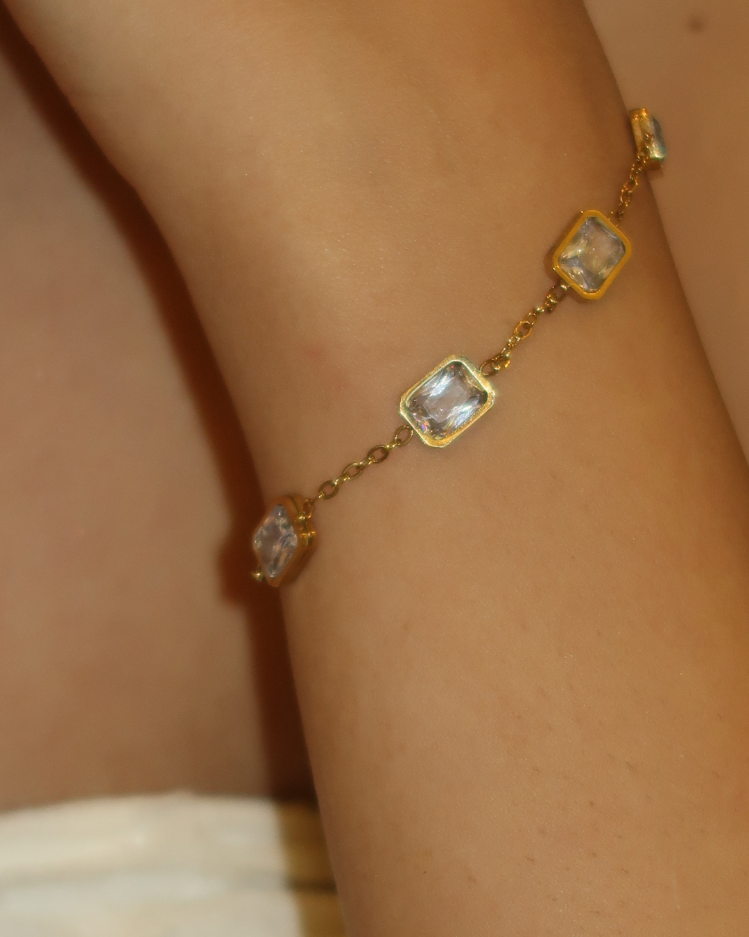 Raga Baguette Stone Bracelet