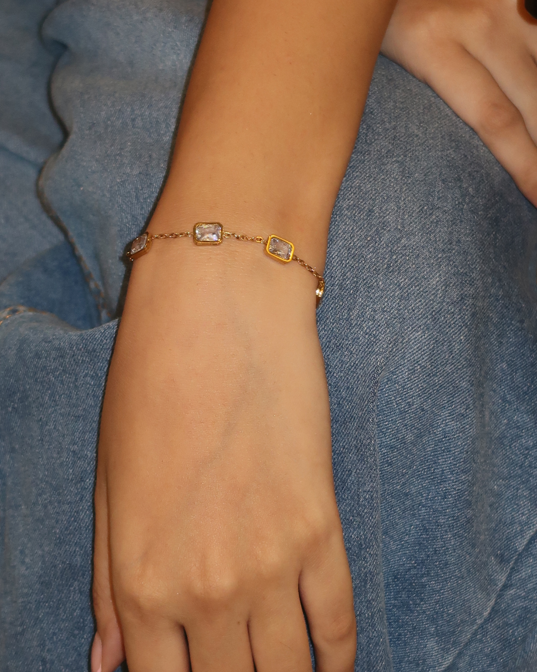 Raga Baguette Stone Bracelet